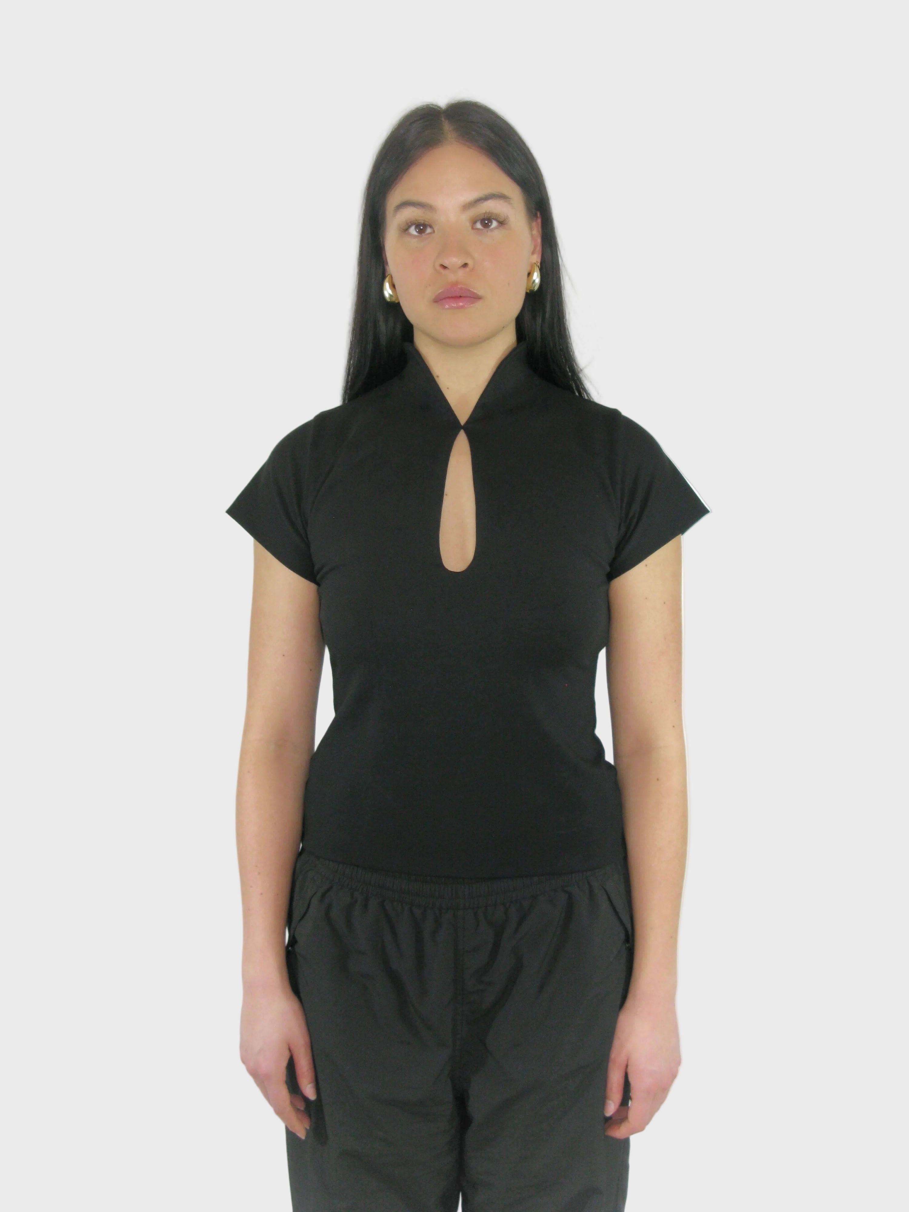 front - black